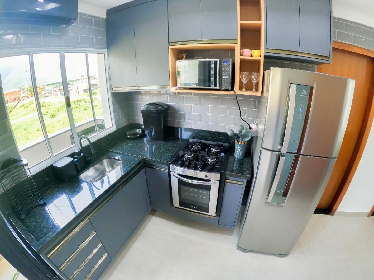 Apartamento Sacada Gourmet, Piscina E Ar Condicionado Ubatuba