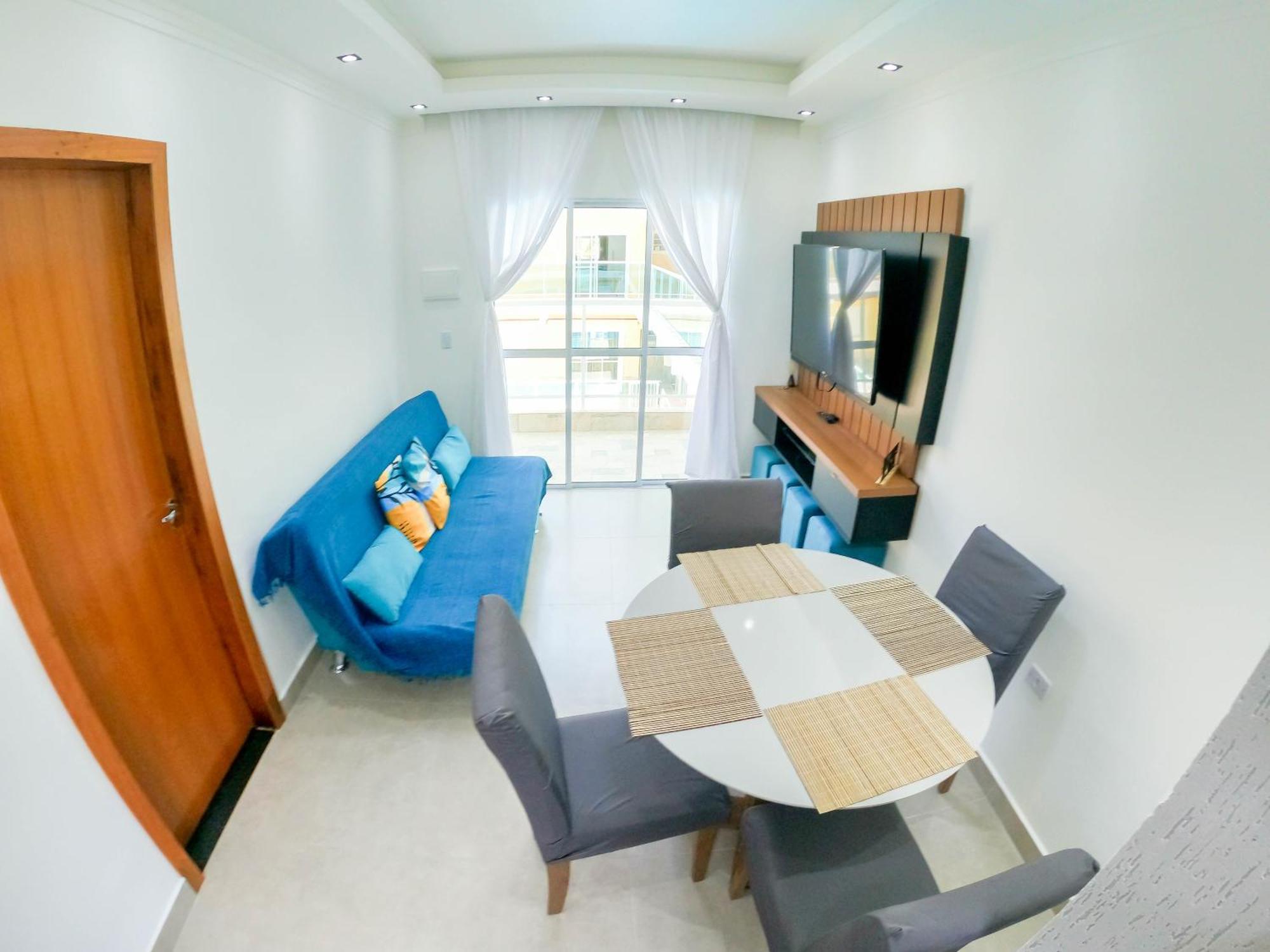 Apartamento Sacada Gourmet, Piscina E Ar Condicionado Ubatuba